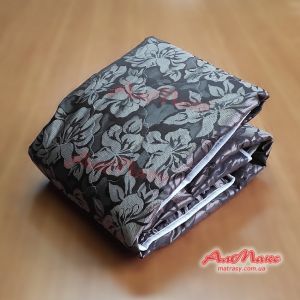 Чохол для матраца шоколадні квіти антиалергенний з кантом